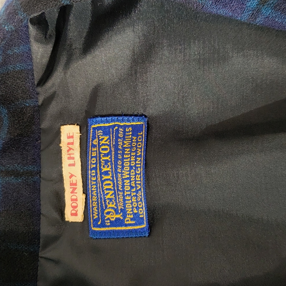 Vintage Pendleton Rodney Lhyle Wool Lounge Jacket… - image 3